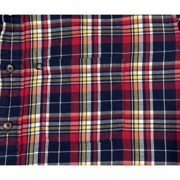 Brooks Brothers Shirt Men Large Red Blue Plaid Long Sleeve Button Up Regular Fit - Picture 3 of 10